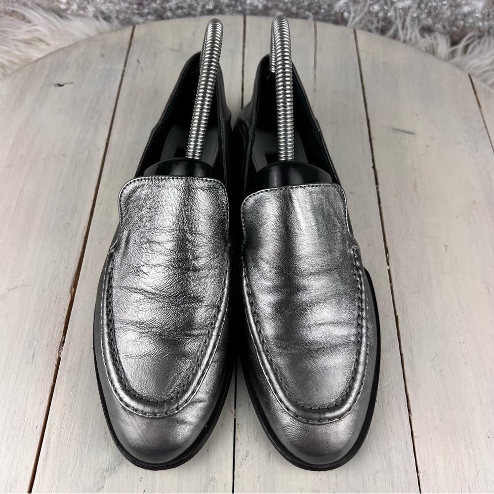 505tst Rag And Bone Alix Silver Slip On 2 Way Loa… - image 5